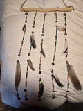 Feathered wall decor